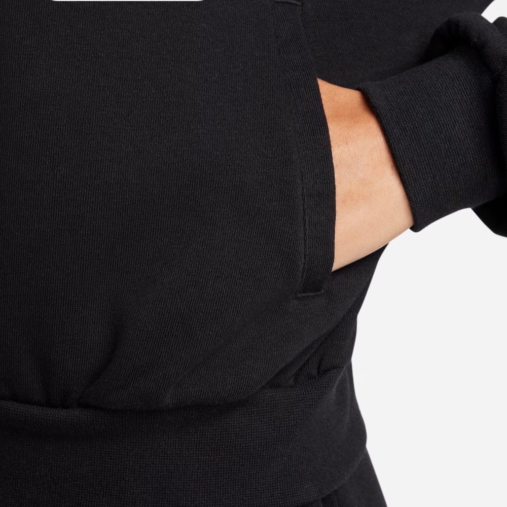 Nike Women's Black Hoodie with Zip - Picture 3 of 6